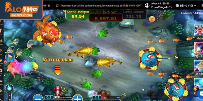 Jackpot Fishing ALO789 Bí Mật Săn Jackpot Từ Chuyên Gia 3 Jackpot Fishing ALO789 tập trung vào mục tiêu lớn