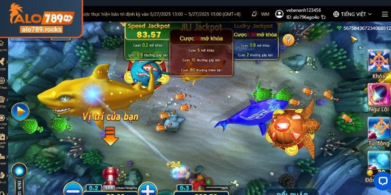 Jackpot Fishing ALO789 Bí Mật Săn Jackpot Từ Chuyên Gia 2 Jackpot Fishing ALO789 lũy tiến thử thách lòng kiên nhẫn